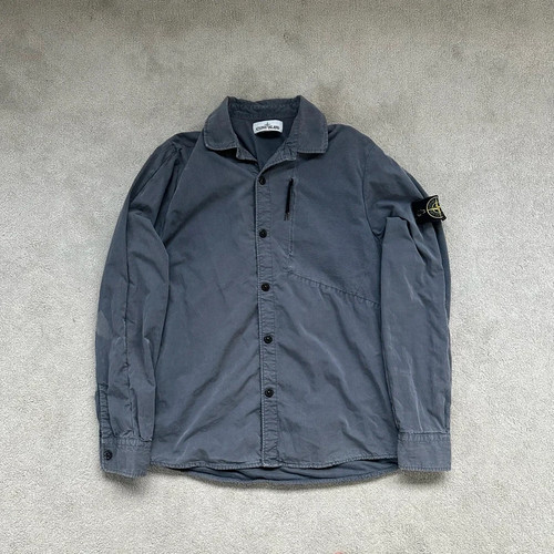 Stone island grigio overshirt - island,