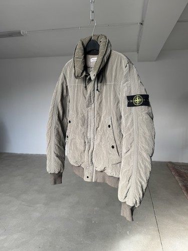 Aw11 stone island nylon - stone, metal
